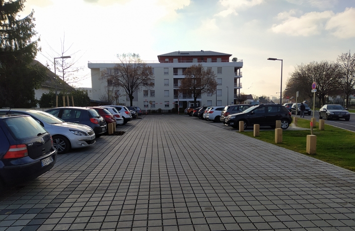 Requalification de rue et Parking réaménagé à Huningue