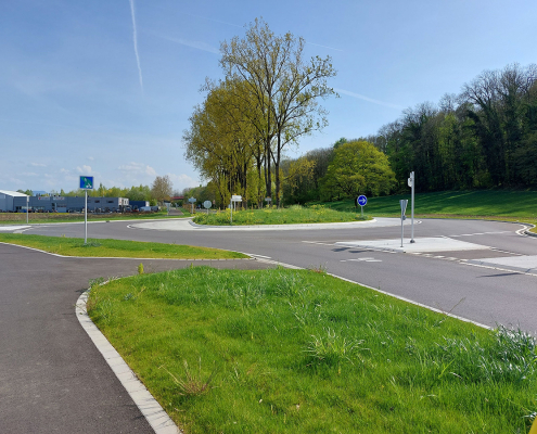 Aménagement d'un giratoire d'accès à la zone d'activité du Liesbach sur la RD201